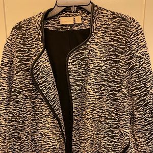 Chico’s black & white jacket